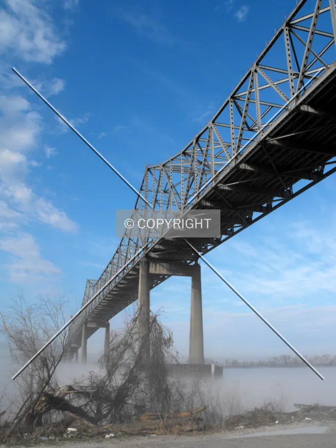 View from the top of the Levee
