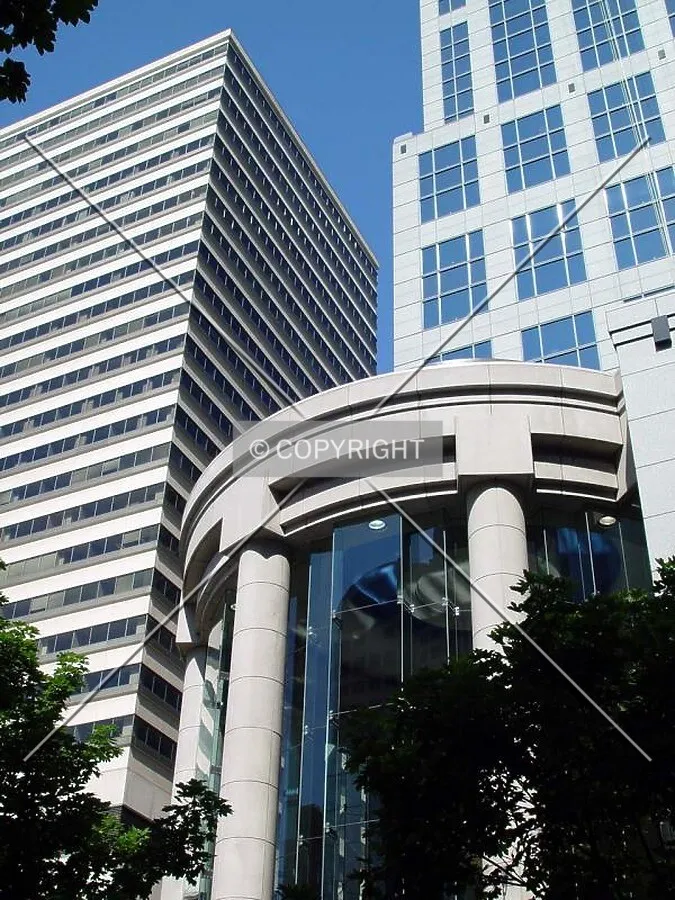 Pike Tower with US Bank Centre to the right