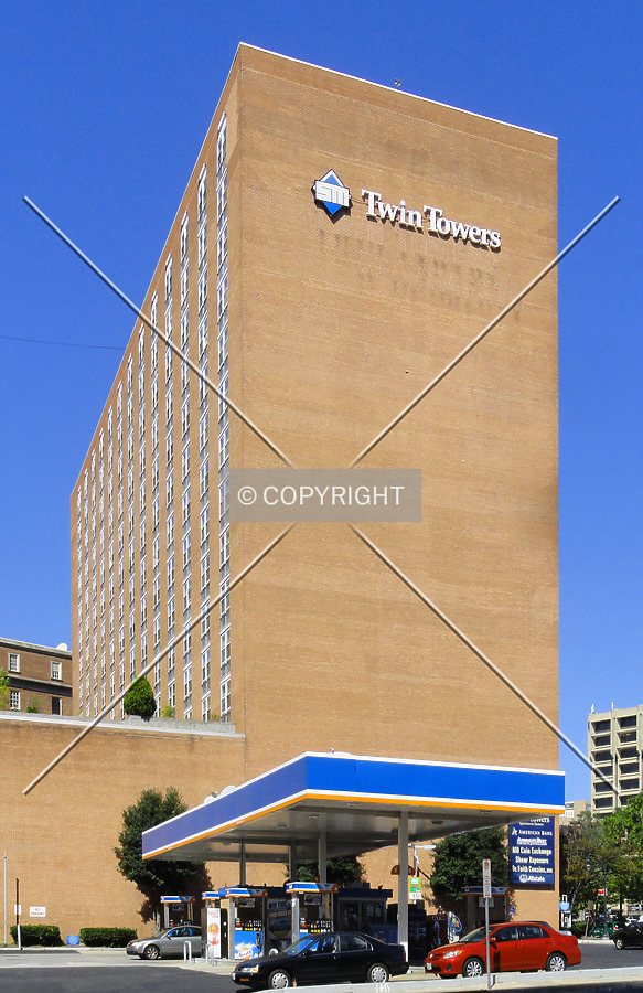 From across Colesville Road