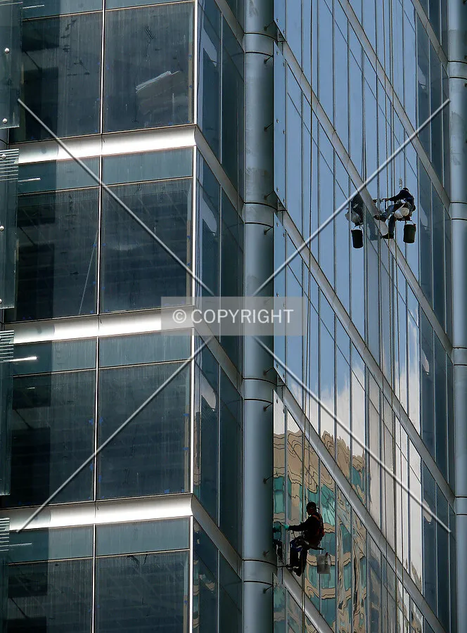 Washing the windows