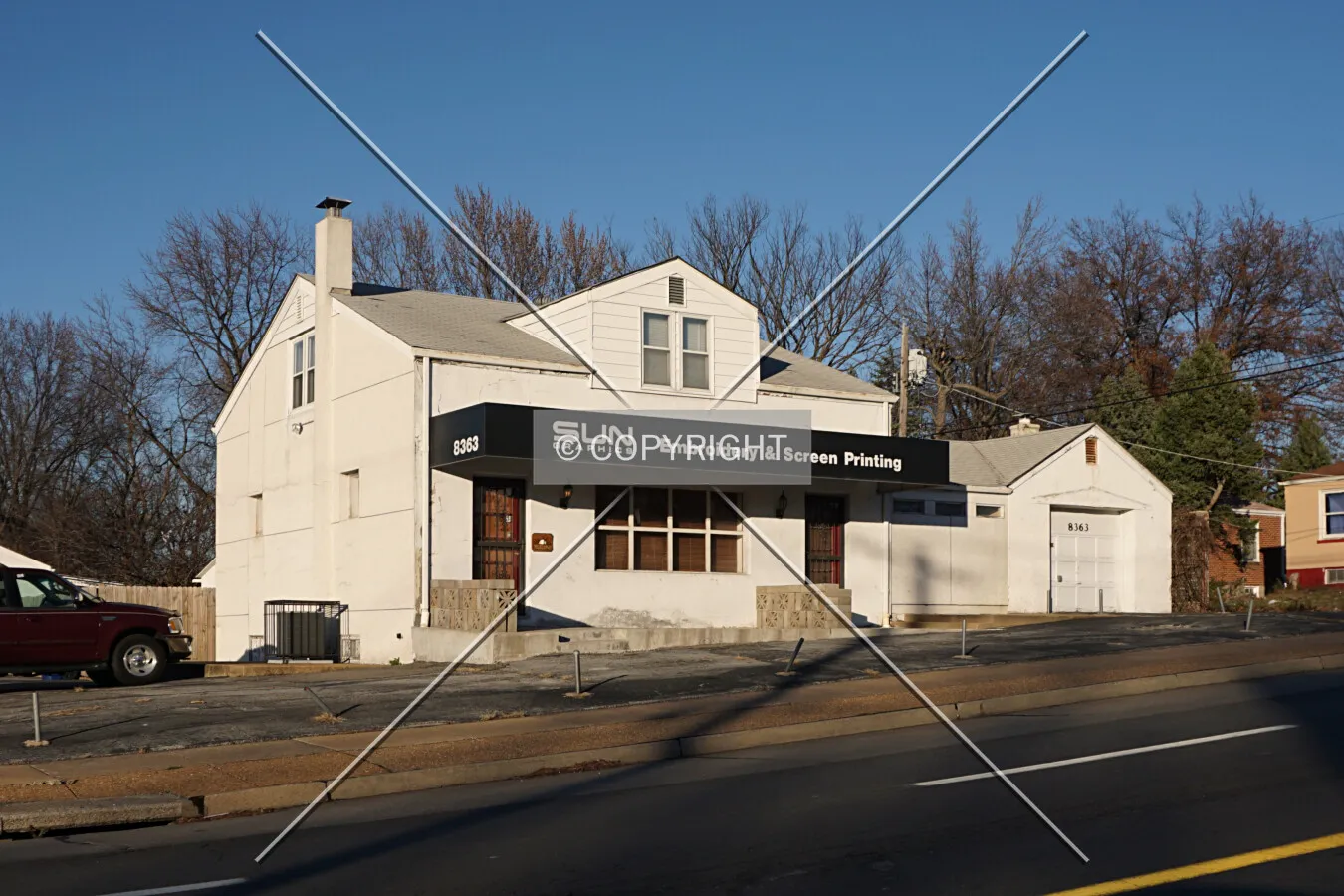 View from the southwest; December 4, 2015