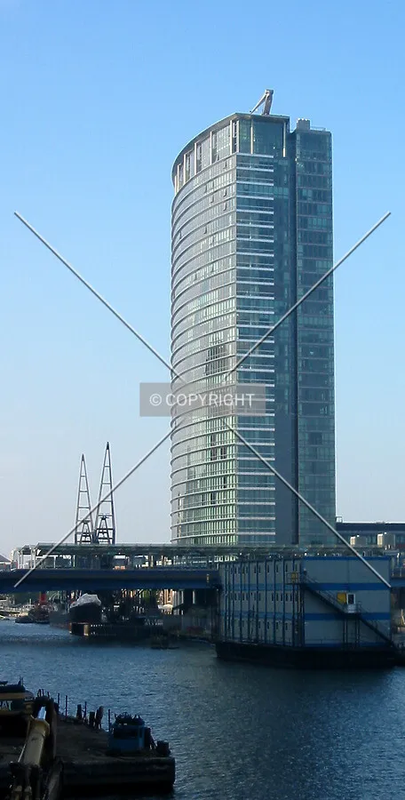 View from the West India Quay bridge