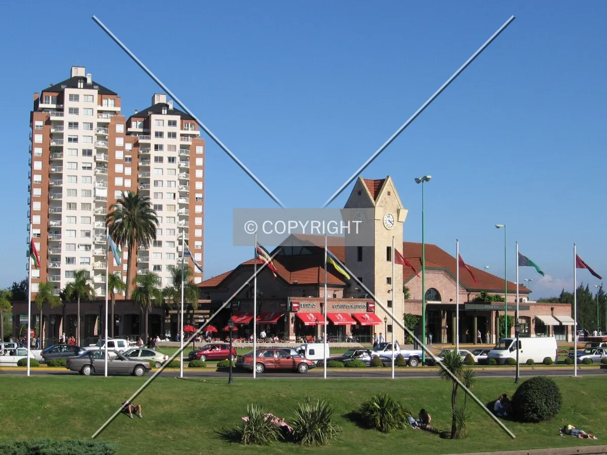 Terminal train station and towers