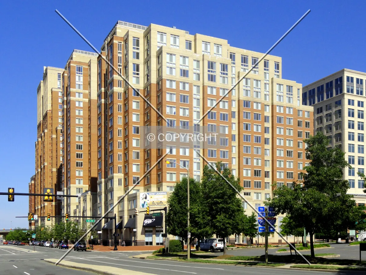From across Eisenhower Avenue to the southeast