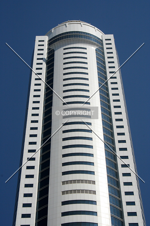 Looking up from the base