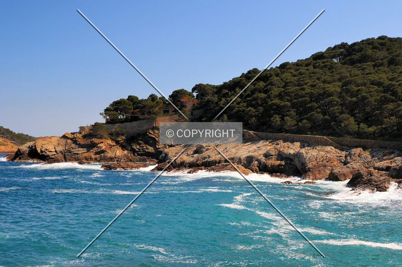 Aiguafreda beach in Costa Brava