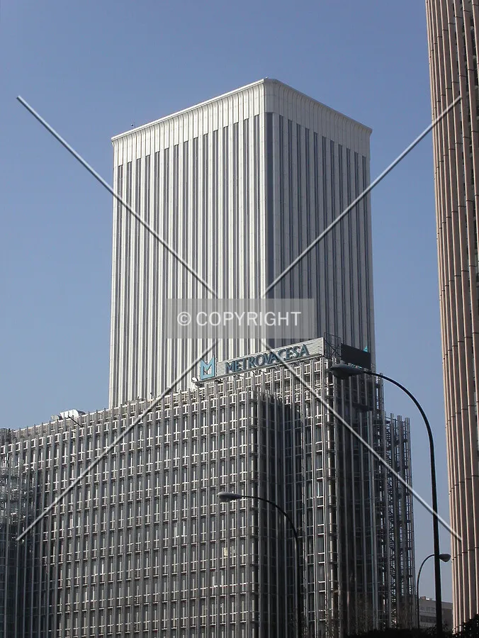 Morning view of the building