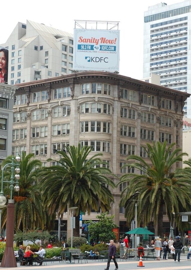 View from the northeast