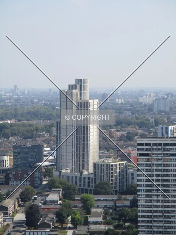Elevated view from ArcelorMittal The Orbit