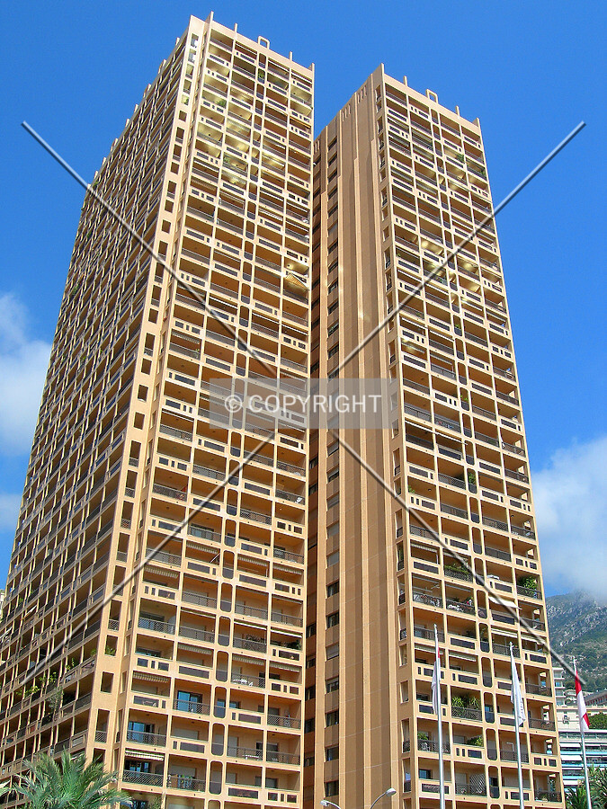 East face from the Grimaldi Forum
