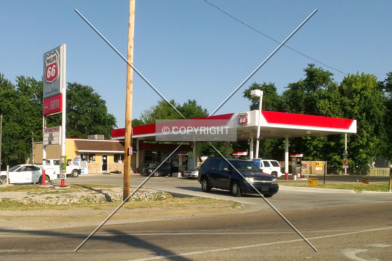 View from the northwest; June 27, 2012