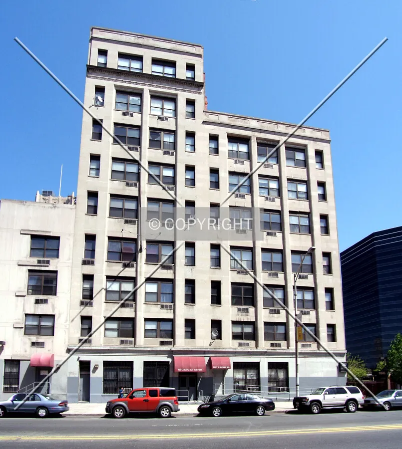 View from the southwest across Market Street