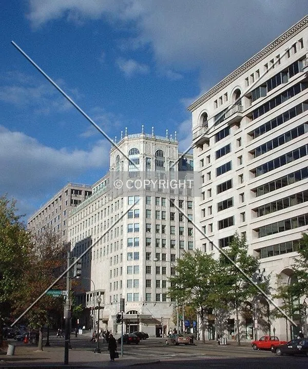 View to the north along 13th Street NW, from Pennsylvania Avenue