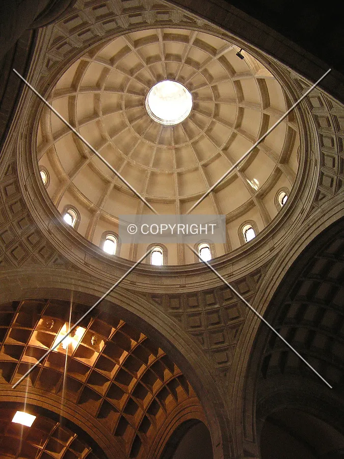 Looking up to the dome