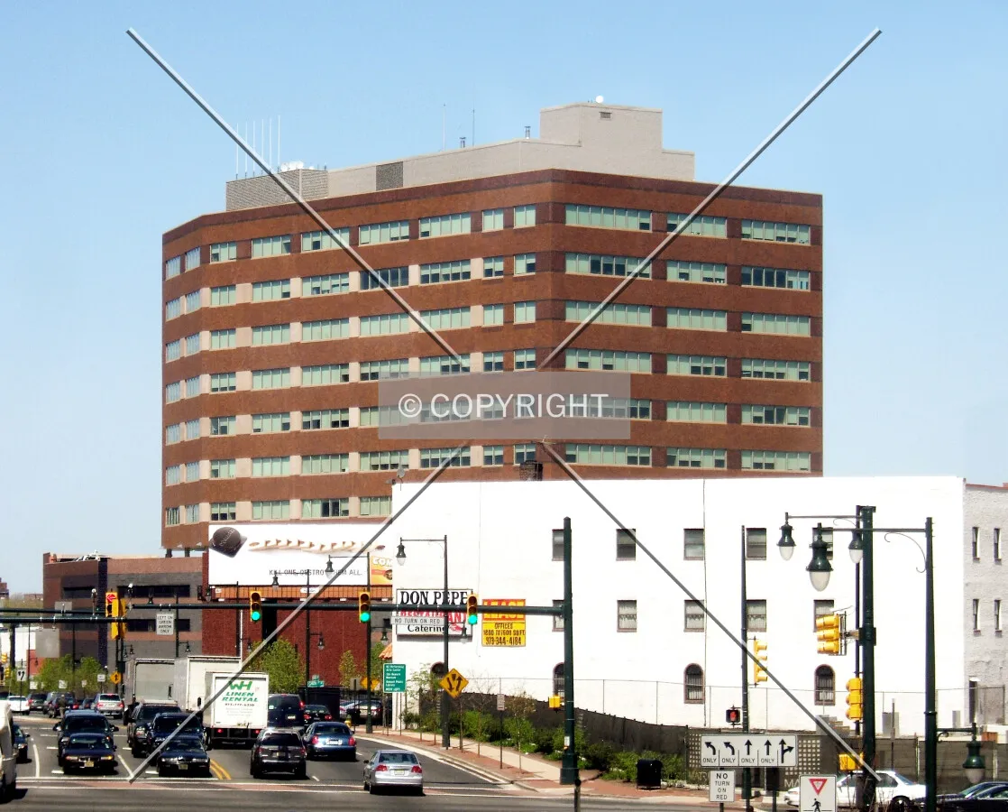 View from the southwest along McCarter Highway