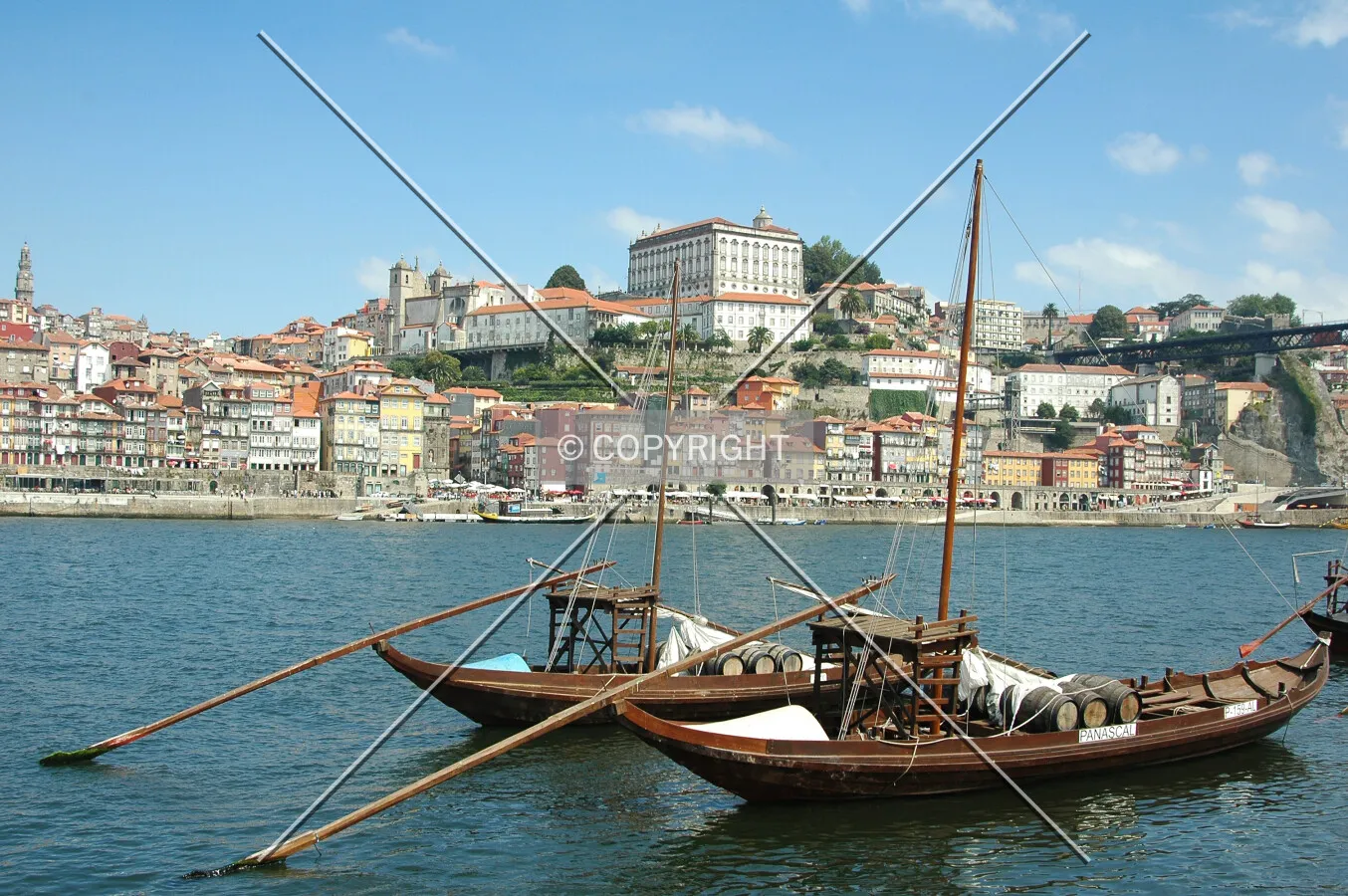 Boats in Douro river