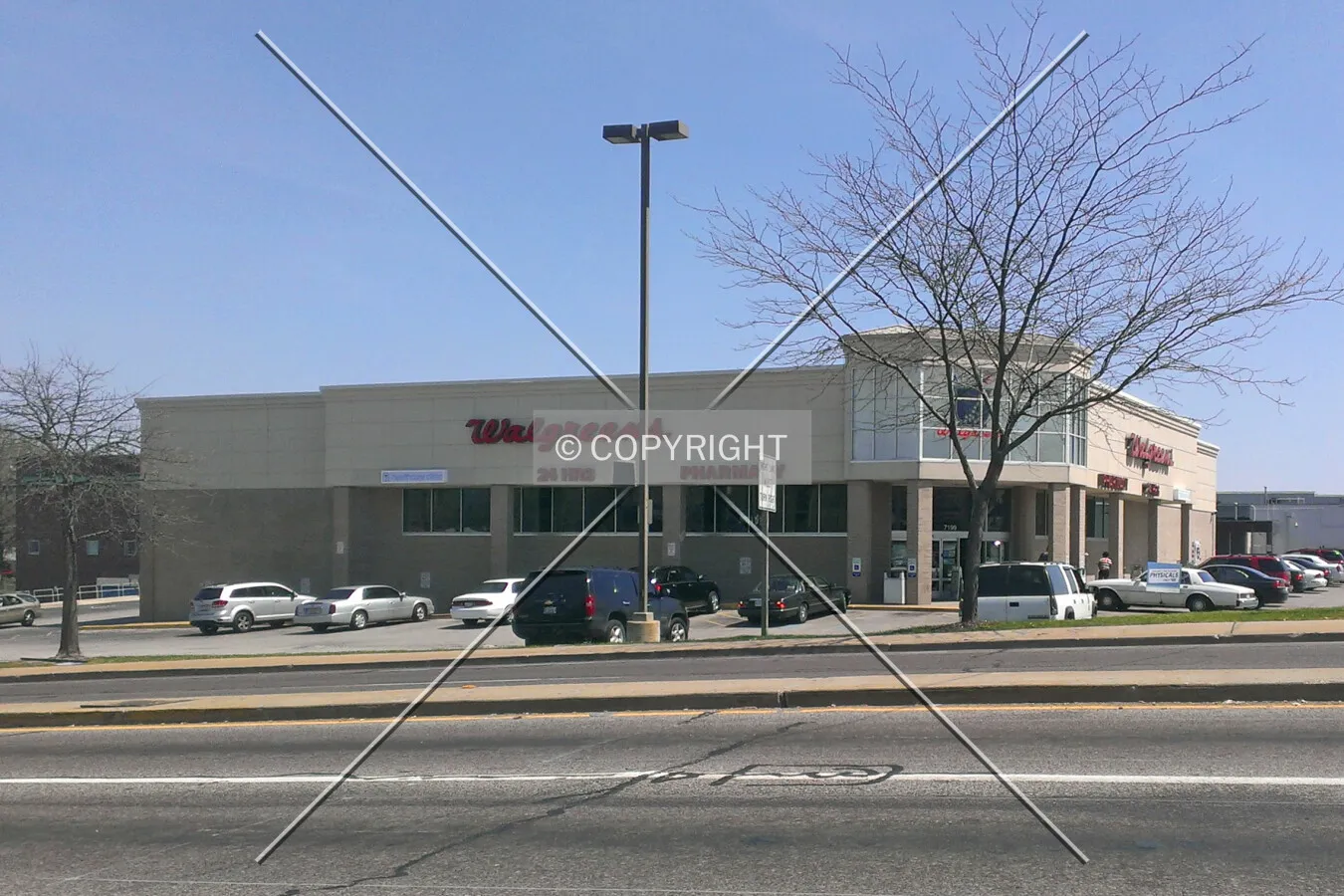 View from the northwest; April 19, 2014