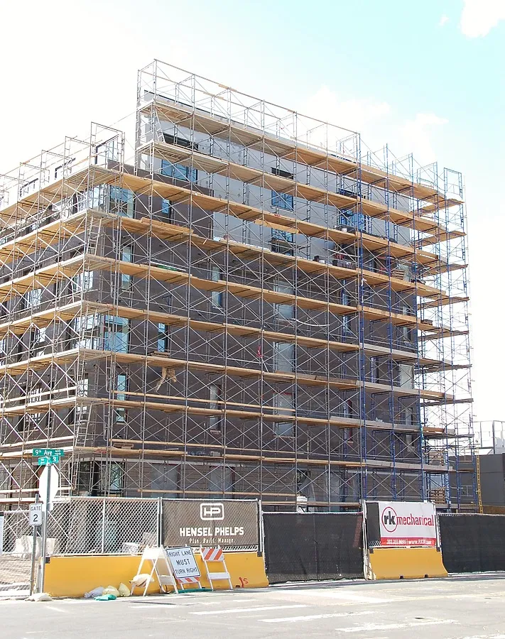 View from the southeast