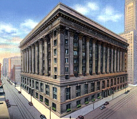 Vintage view from the northwest