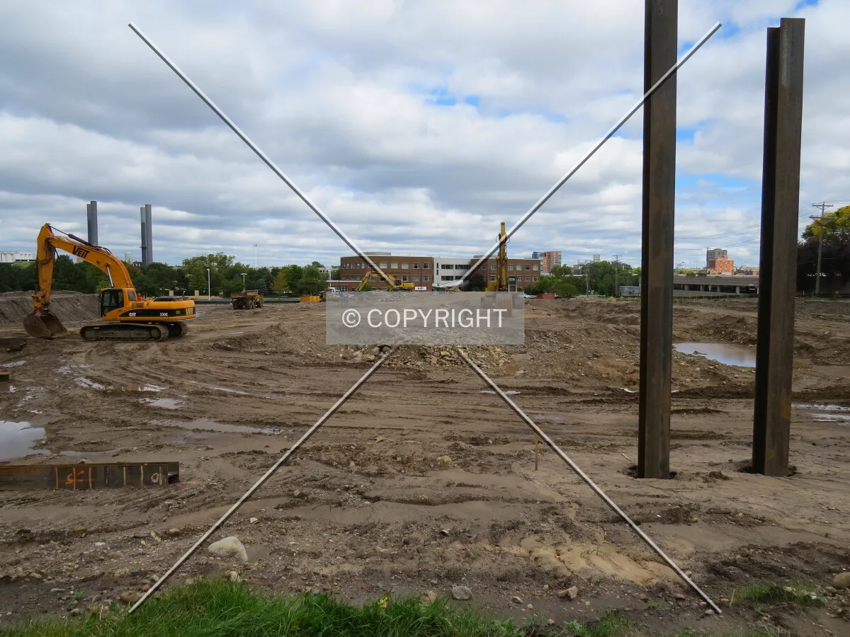 View to the north from 2nd Street South