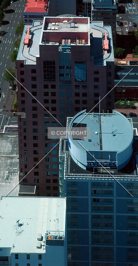 Rear facade from the Sky Tower