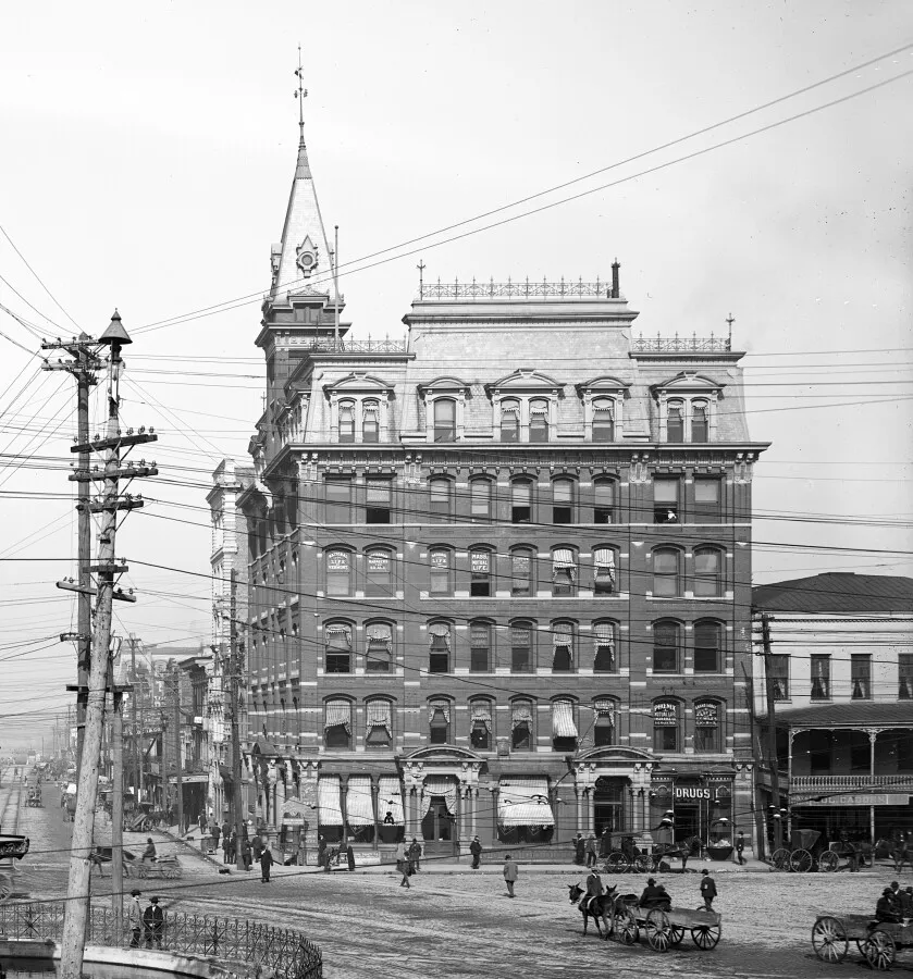 View from the southeast