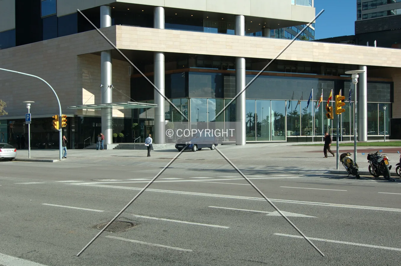 Hotel's entrance