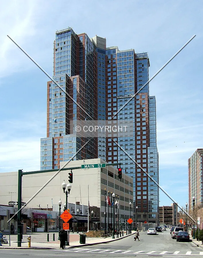 View from the southeast along Mechanic Street