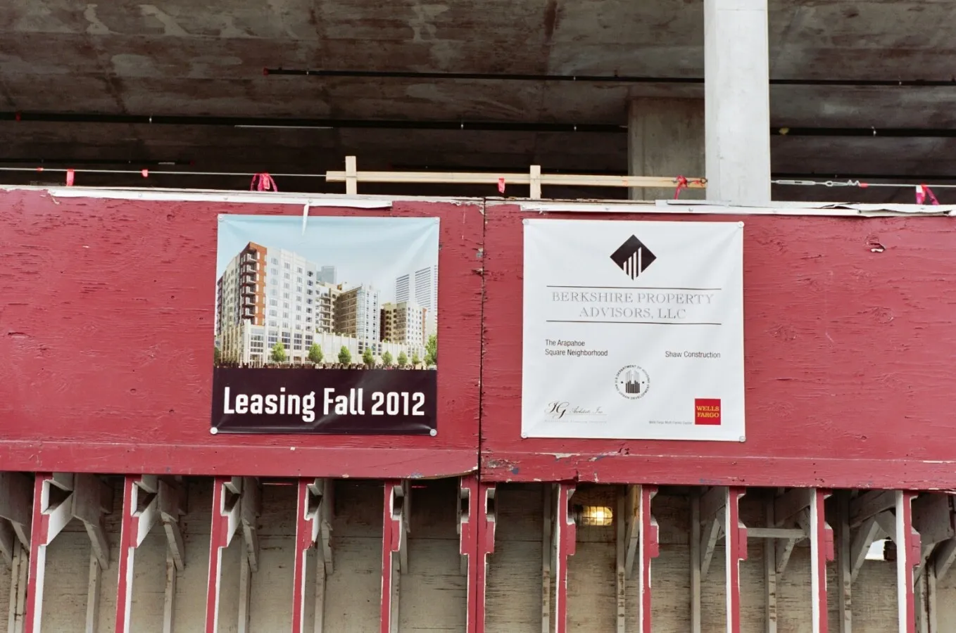 Construction signage