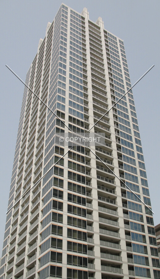 Looking up from the southwest