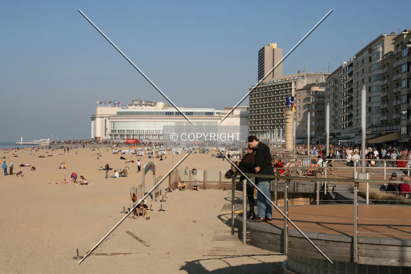 View from Albert I-promenade