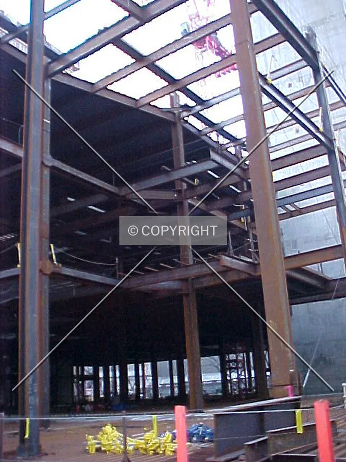 Steel support framing