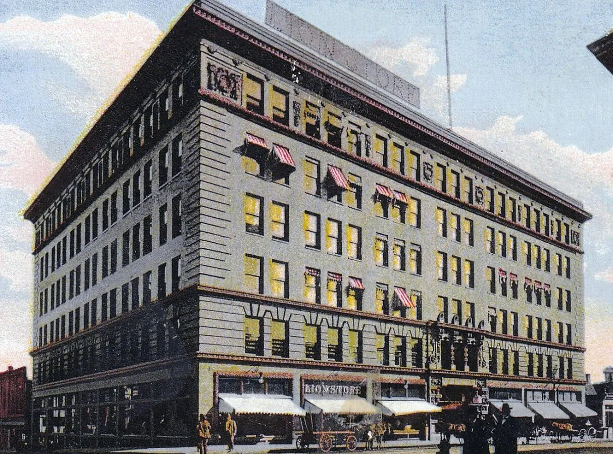 Vintage view from the northwest