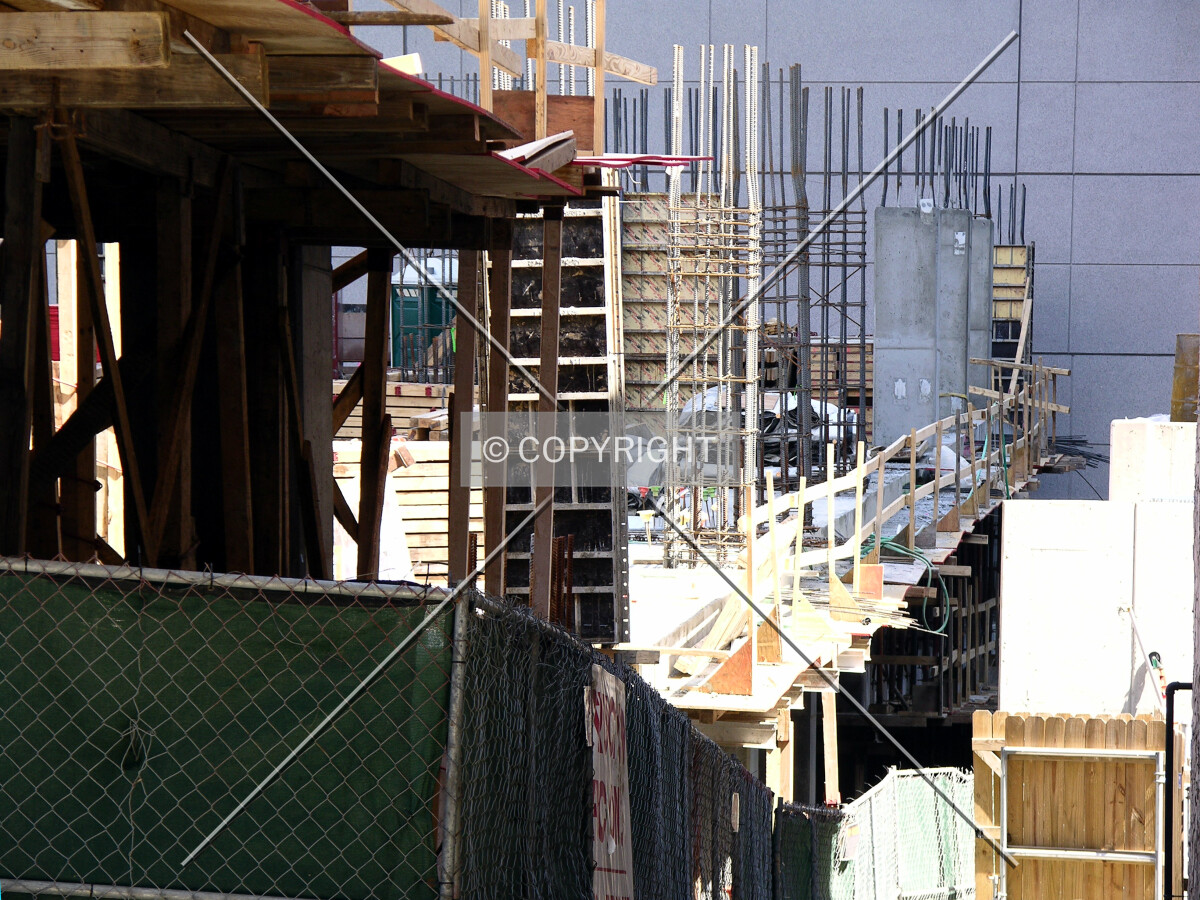 Looking north along the eastern side from West 5th Street
