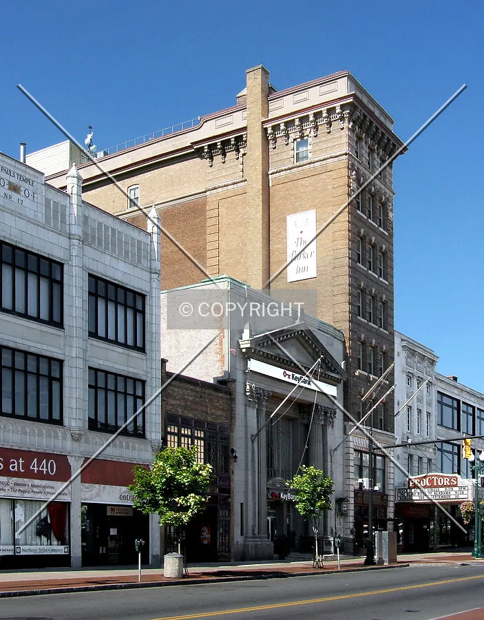 View from the southeast on State Street