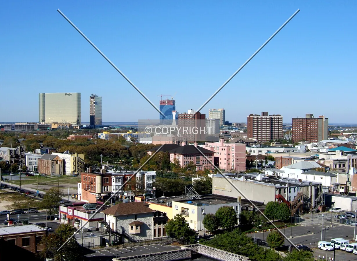 View northeast toward the Marina district