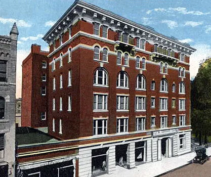View from the southeast