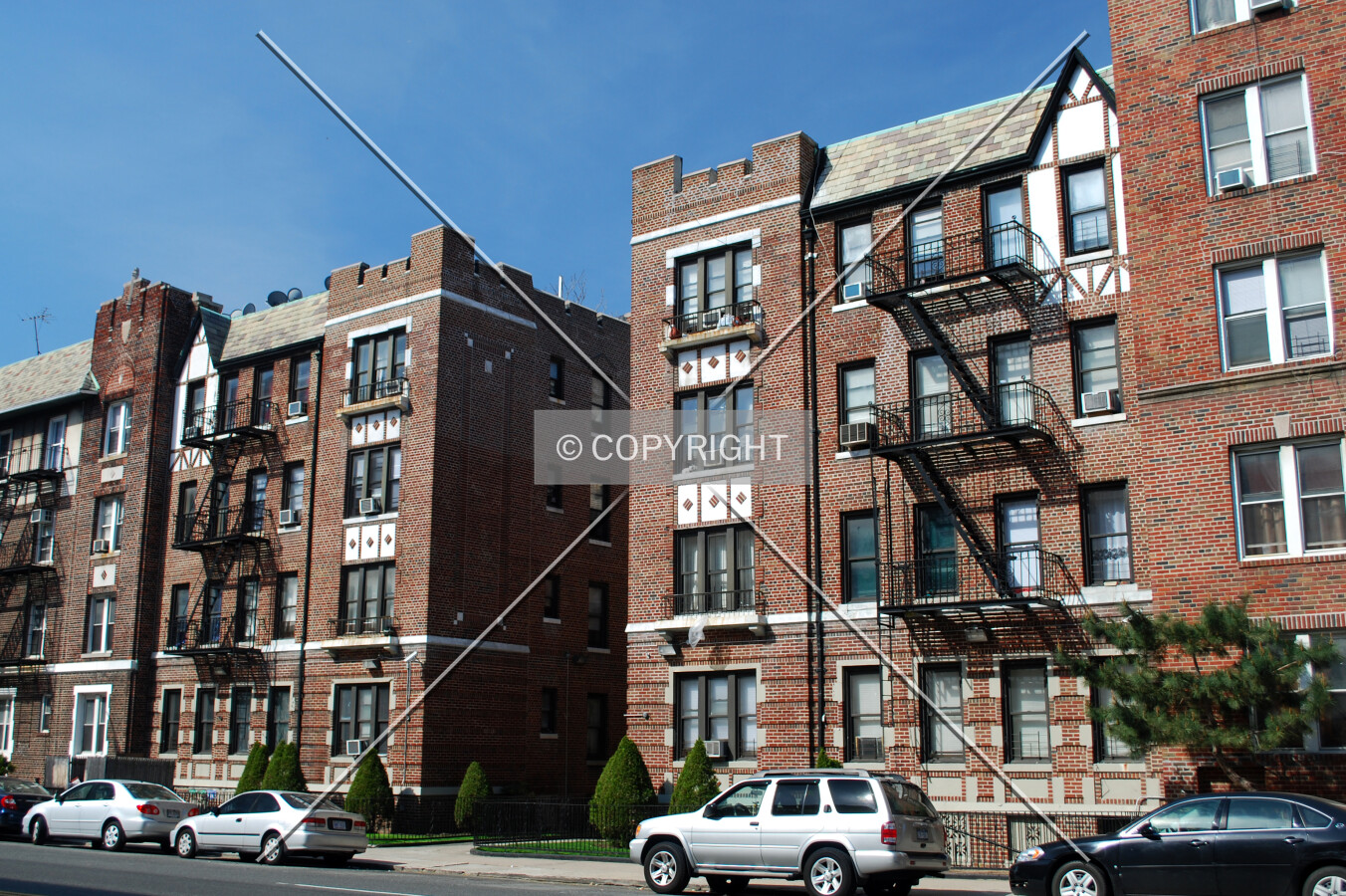 View along Ocean Avenue