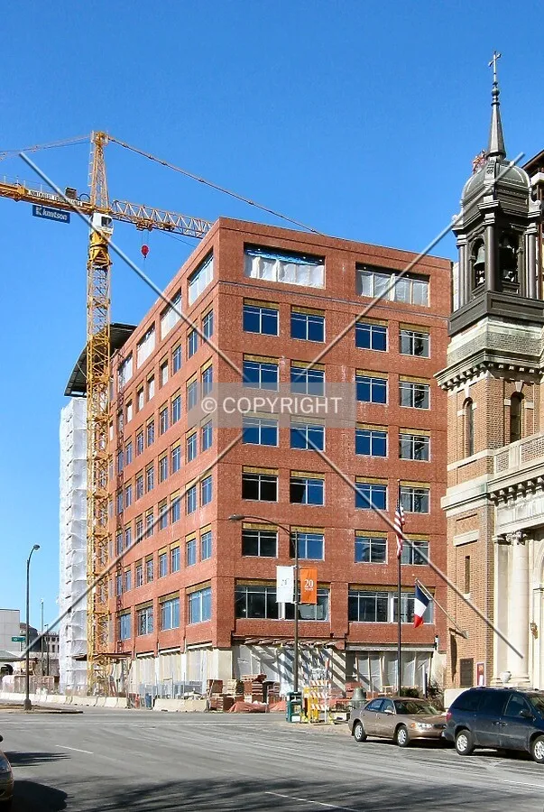 South corner from Cedar Street
