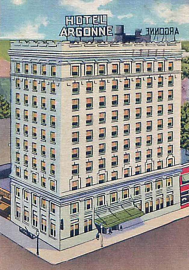 Vintage view from the southeast