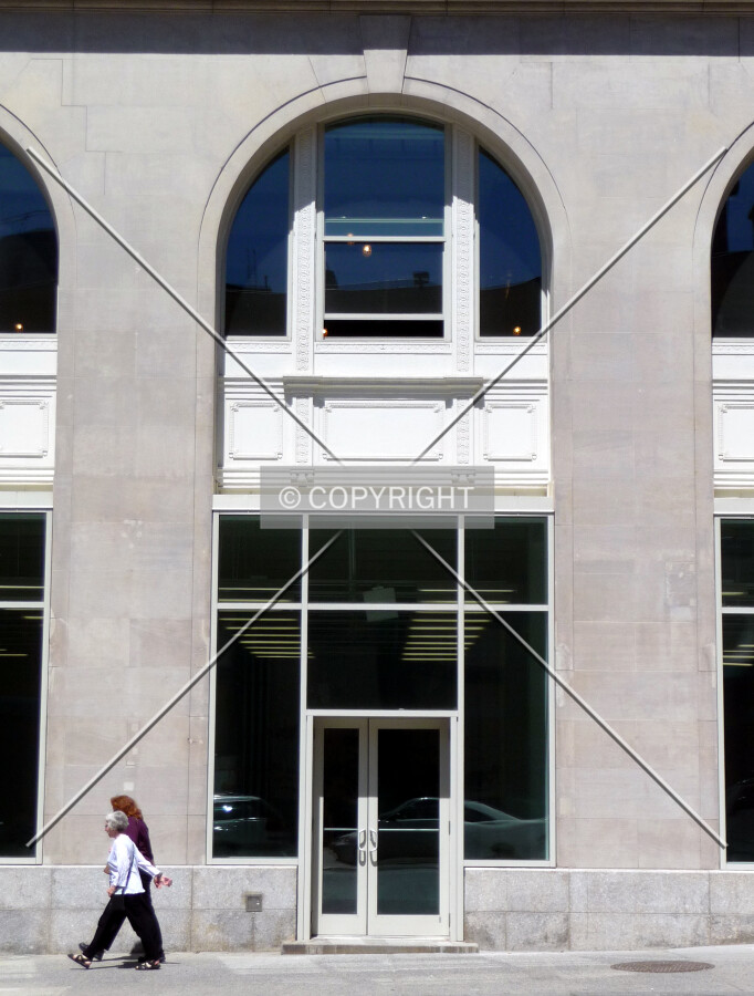 Entrance on the east facade