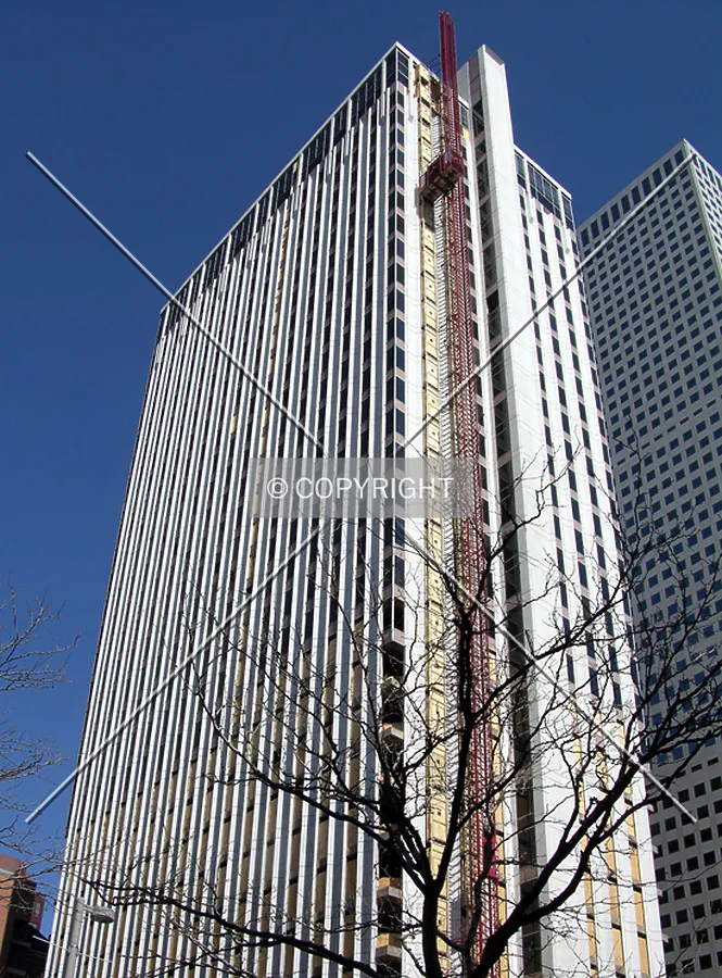 Looking up the southwest corner from the 16th Street Mall