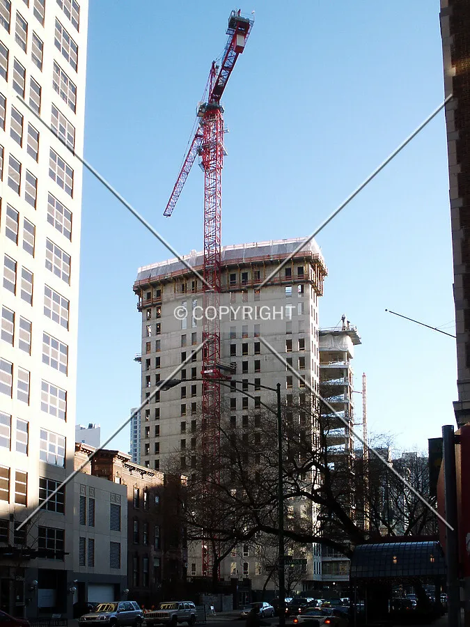Looking south from the corner of Dearborn and Maple