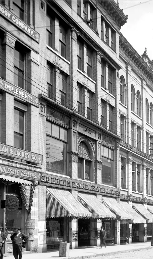 Vintage view from the northwest