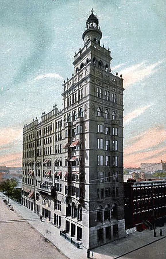 Vintage view from the northeast
