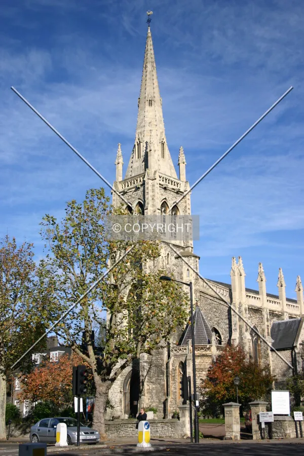 View north from the junction of Hamilton Terrace and Abercorn Place