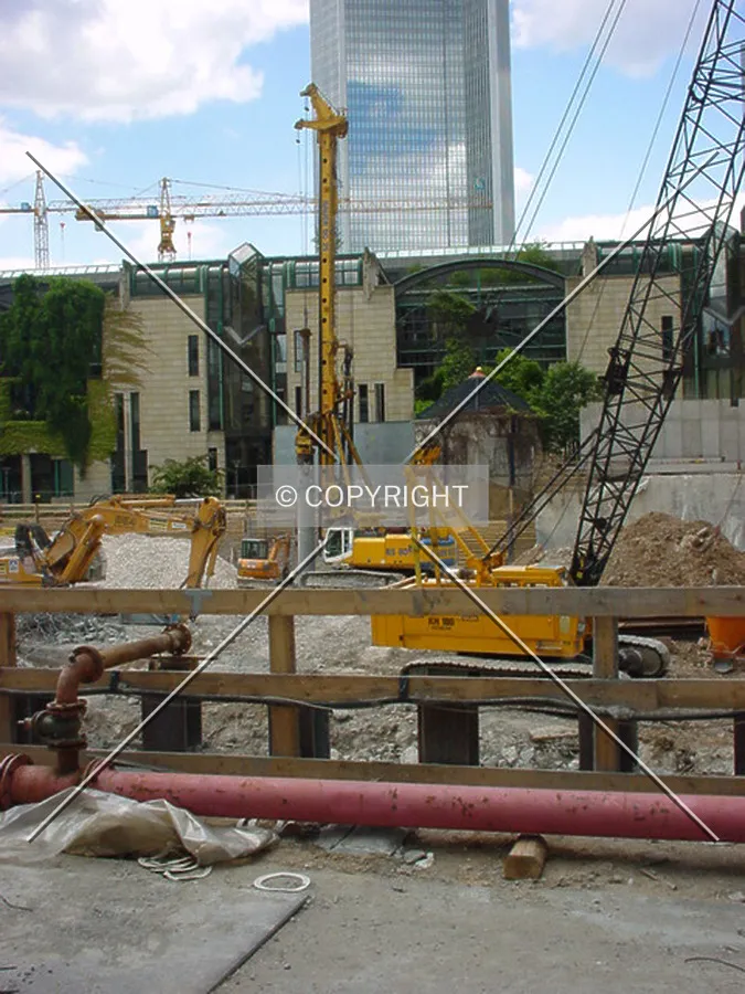 Foundation work began
