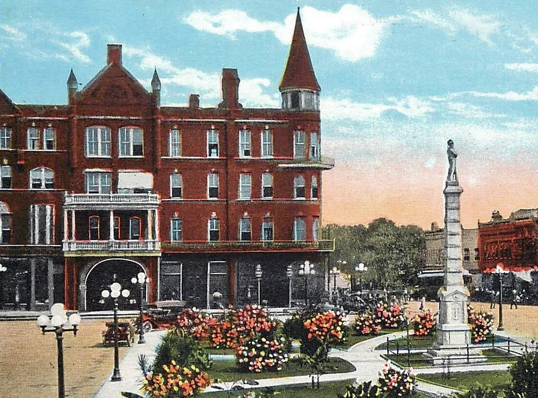 Vintage view from the southeast