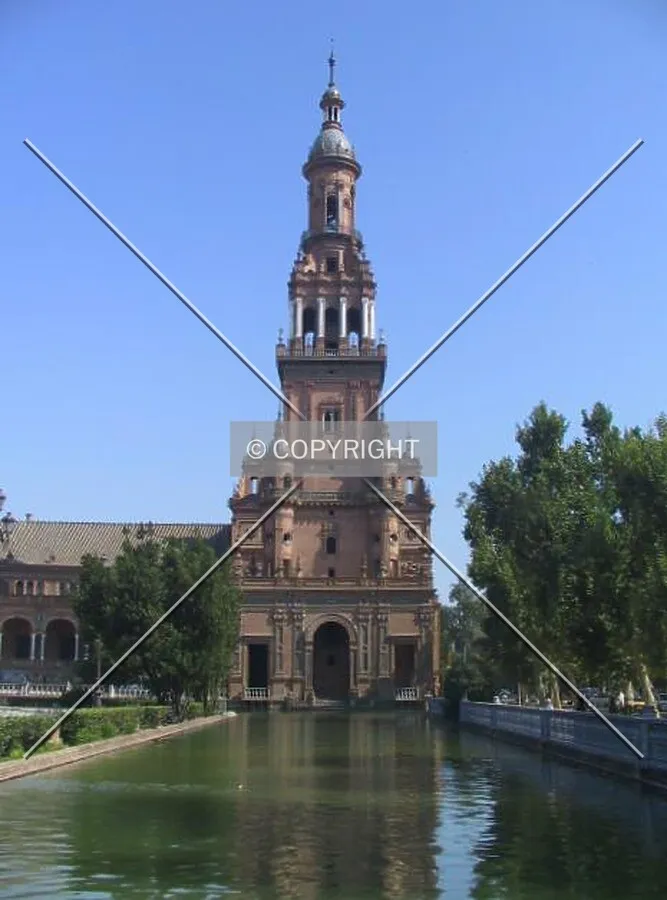 View of one of the towers