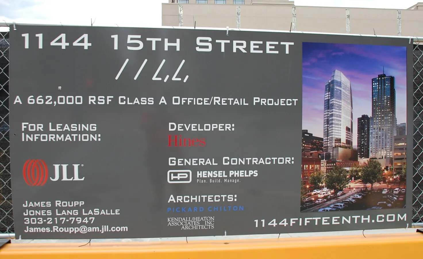 Construction signage